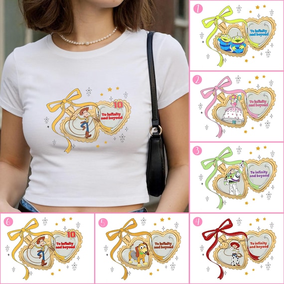 Coquette Bow Toy Story Baby Tee, Disney Locket Toys Story  display picture 1