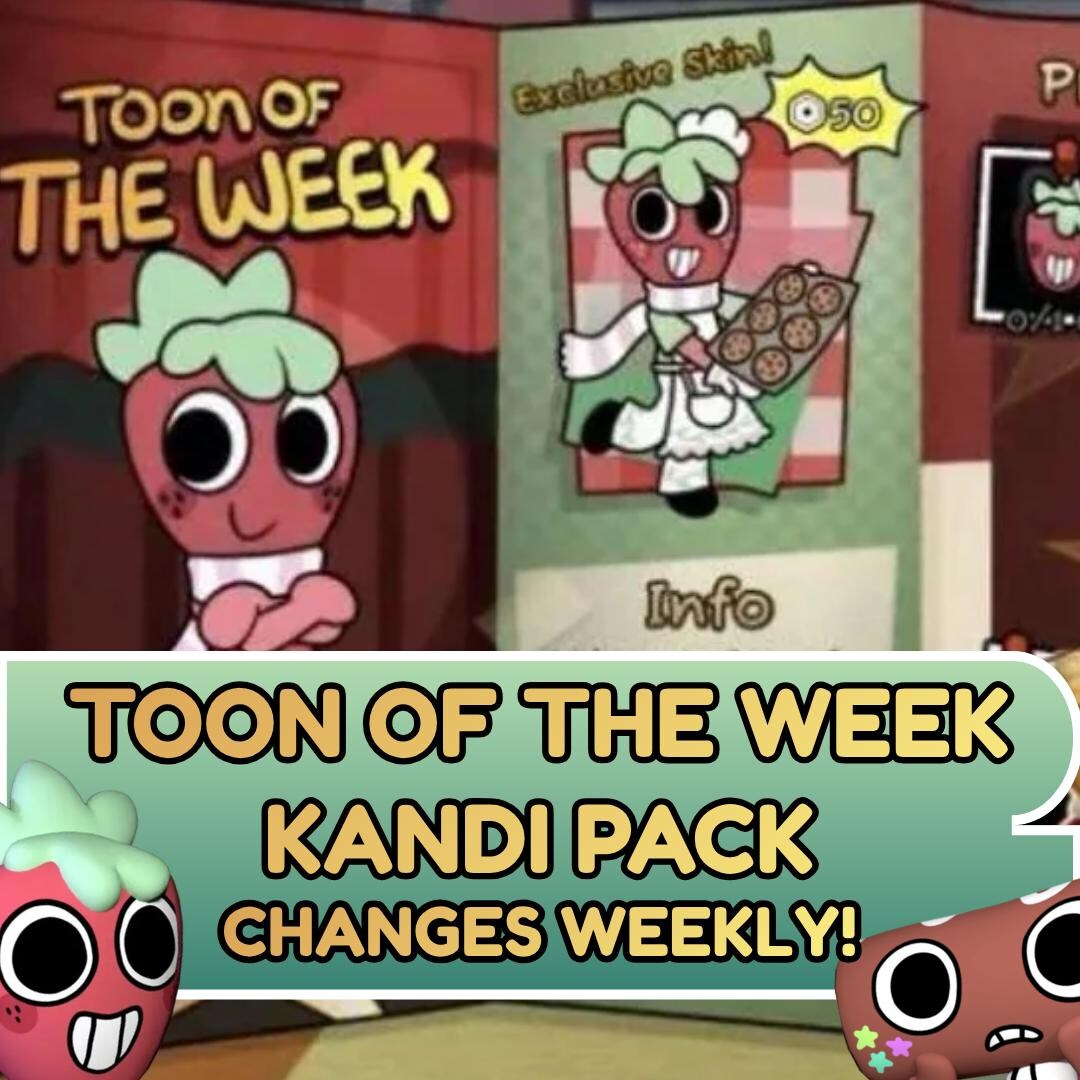 Dandy s World Toon Of The Week Kandi Pack Updates Weekly Etsy Finland