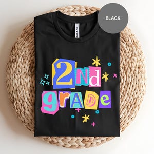 2nd Grade Teacher Shirt, Cute Colorful Teacher Back to School Gift, Second Grade Teacher Tee, Funny Classroom Shirt Teacher Life Shirt