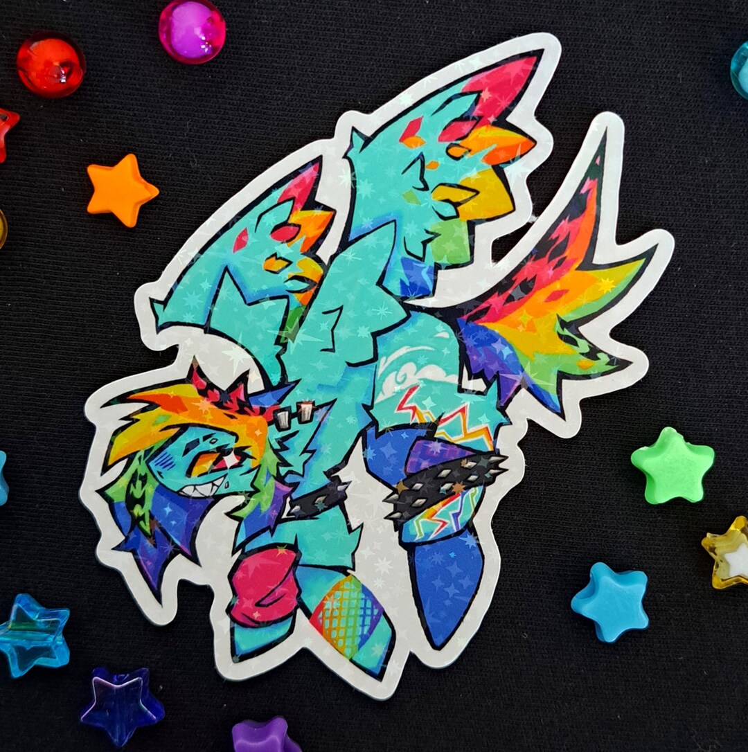 RAINBOW DASH [MLP] Scene Sticker - Etsy