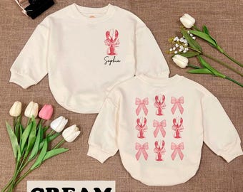 Girls Crawfish Bubble, baby girl crawfish outfit, toddler girl crawfish outfit, girls crawfish sunsuit, crawfish romper, crawfish bubble