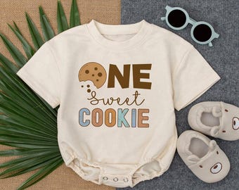 One Sweet Cookies Baby Romper, 1st Birthday Party Baby Outfit, Sweet One Family Matching, Milk and Cookie Birthday Tee, Cute Baby Gift