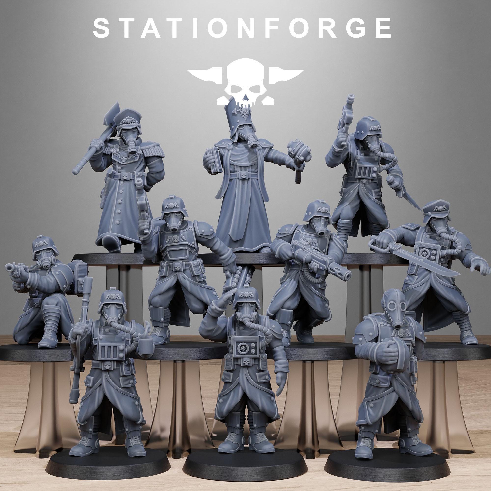 DEATH KORPS OF Krieg Grenadier Meltagun & Heavy Stubber Painted Forge