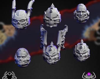Head Bits Set - Nightmare Harbingers (set of 40)