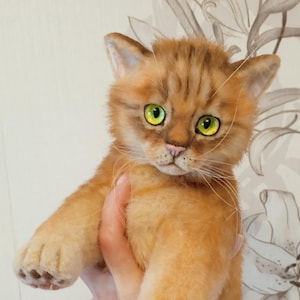 realistic toy kitten