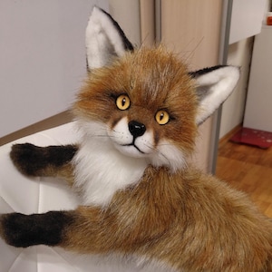 Realistic toy fox