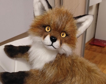 Realistic toy fox
