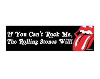 Pegatina para coche de los Rolling Stones, calcomanía para amantes de la música
