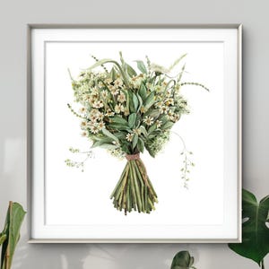 The Daisy Party – Stampa Giclée floreale ad acquerello / arte cottagecore / decorazione murale floreale / regalo di compleanno / regalo d'amore artistico / regalo di inaugurazione della casa