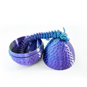 3D Printed movable dragon and dragon egg - movable joints | perfect gift Dragon gift dragon fans length dragon