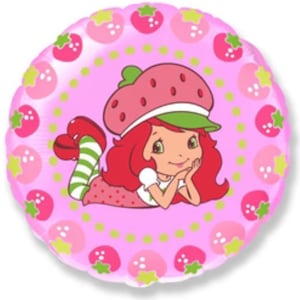 Strawberry shortcake | strawberry birthday party balloons