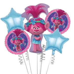 5pc trolls balloons | trolls birthday party balloons