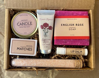 Thinking Of You Box, Encouragement Gift, Mom Gift Set, Hygge Gift Box, Cozy Care Package, Self Care Basket, Birthday Gift, Gift for Friends