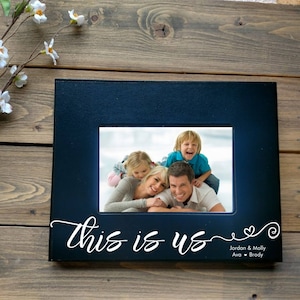 Cadre photo This is Us 5 x 7, personnalisé cadre This is us, cadre pour couple, cadeau de jeunes mariés, cadre photo pour couple