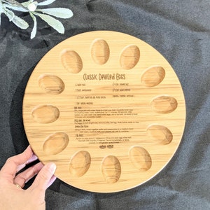 Housewarming Gift Platter for Deviled eggs, Deviled Egg Platter, Deviled Egg Board, Deviled Egg Tray, Deviled Egg Platter,