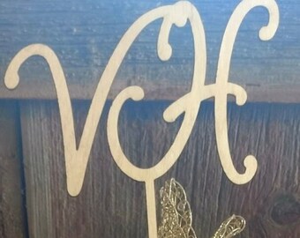 Wedding Cake Topper, Cake Topper monogram, cake topper for wedding,