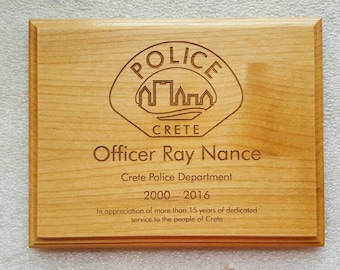 Custom Award Plaque, Laser Engraved Award, Recognition plaque, custom awards, wood plaque award, personalized award plaque