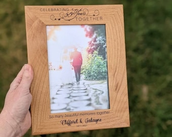 50th Wedding Anniversary Gift  for Parents, Personalized  Anniversary Picture Frame, wedding Anniversary Frame,
