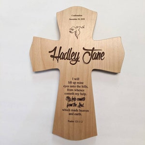 Personalized baptismal Cross for Baptism , Baptism Cross Personalized, Personalized Baptism Gift, Newborn Gift, Laser Engraved Cross