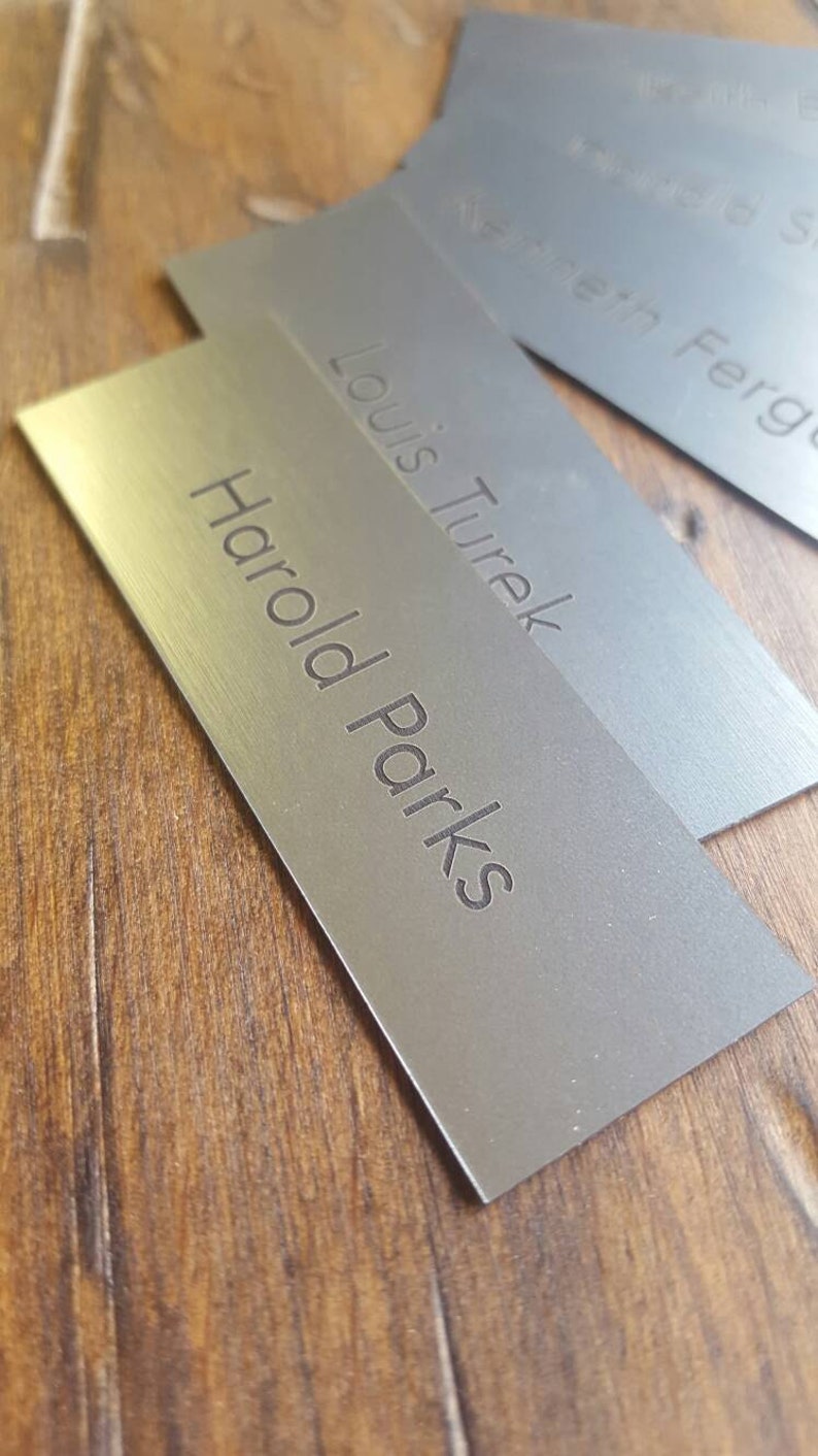 4x6 Personalized Name Bench Plate Memorial Outdoor bench Etsy