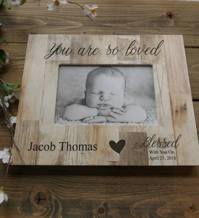 Personalized Baby Picture Frame Newborn Gift Baby Frame Etsy