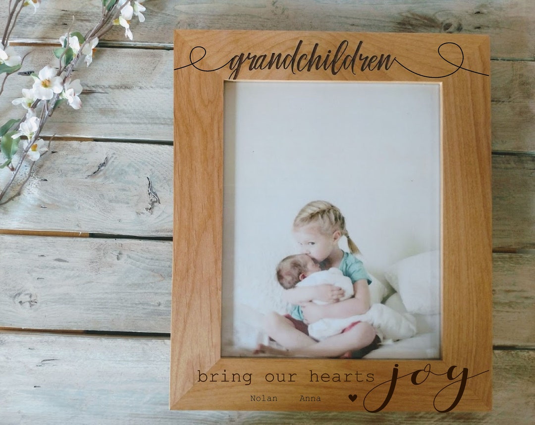 Personalized Grandchildren Picture Frame, Grandchildren Frame