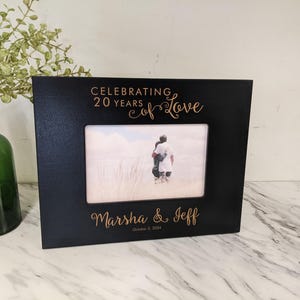 20th anniversary picture frame,20th anniversary gift, 20th anniversary gift for wife, 20th anniversary gift for husband,