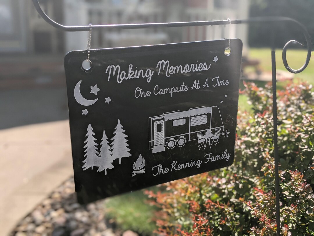 Camping Sign Pop Up, Custom Camping Sign for the Street, Campsite ...