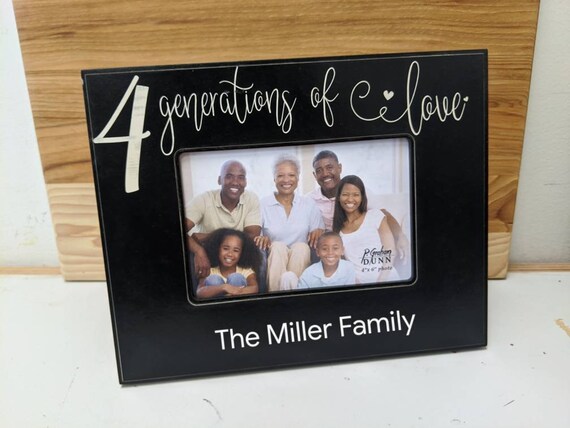 4-Picture Frame Family Portrait Gallery with 3