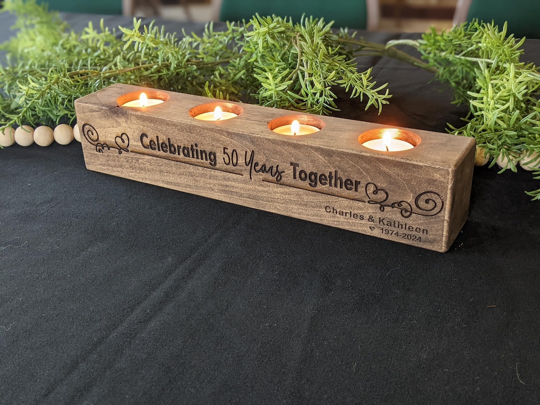 50th Anniversary Table Decorations, 50th Wedding Anniversary Table ...