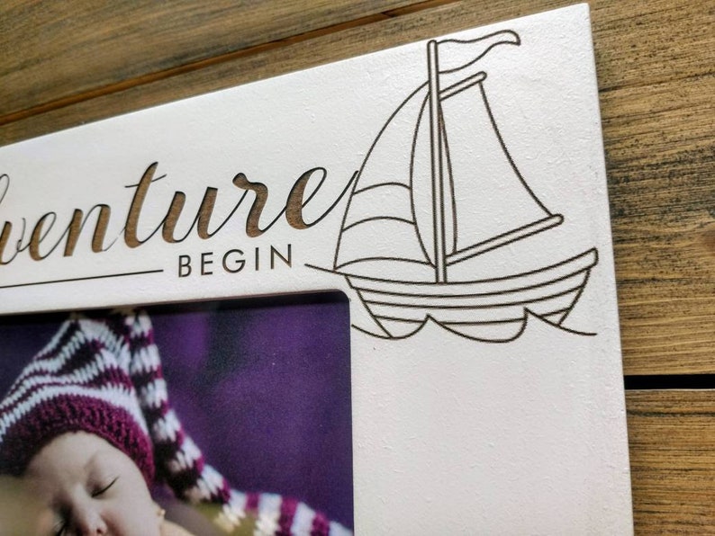Adventure Picture Frame Picture Frame for New Baby Personalized Adventure Newborn Picture Frame