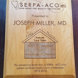 Custom Award Plaque, Laser Engraved Award, Recognition plaque, custom awards, wood plaque award, personalized award plaque image 5