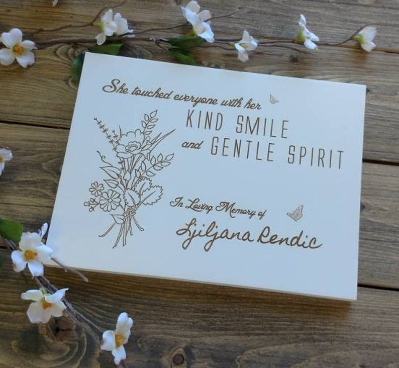 Signature memorials hand written memorial gift memorial Etsy