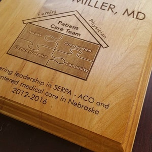 Custom Award Plaque, Laser Engraved Award, Recognition plaque, custom awards, wood plaque award, personalized award plaque image 6