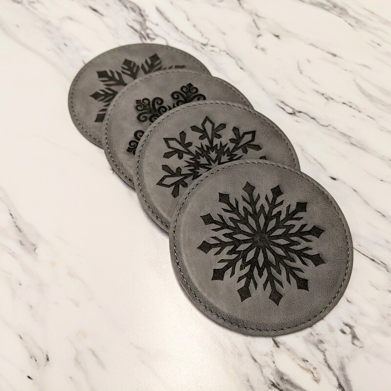 Christmas Snowflakes Coaster (Set of 4)