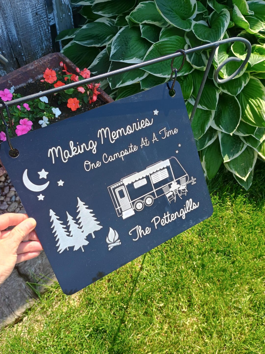 Camping Sign for Outside Camping, Custom Camping Sign for Camper ...