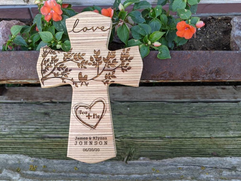 Personalized Wedding Cross Gift for Couple wedding cross Etsy