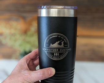 Personalized Custom Engraved Tumbler,  20 oz Travel Tumbler with Logo, Cooperate Gift, Bulk Tumblers Personalized Custom Business Gift