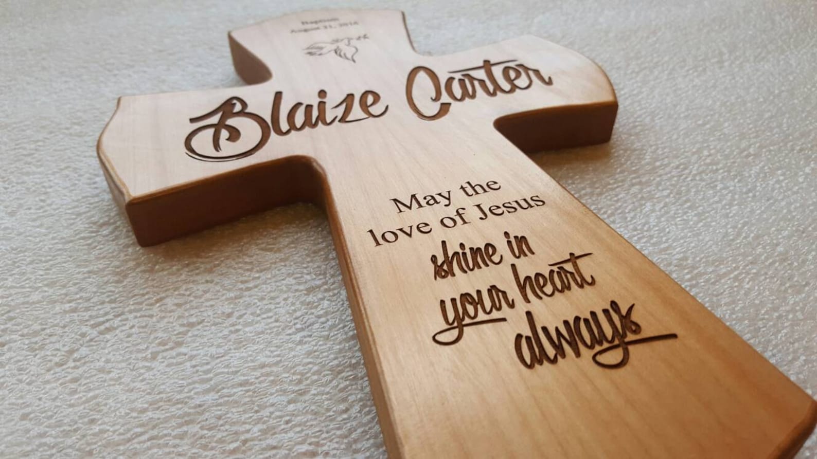 Personalized Baptism Cross Gift Baby Dedication Gift Etsy