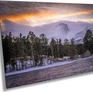 Hallet Peak - Rocky Mountain National Park - Colorado Print/Canvas/Acrylic/Metal | Wall Art | Nature-Inspired Decor | Winter Photography