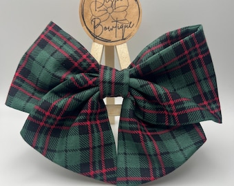 Classic Plaid Hair Bow