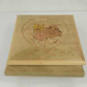 REUGE メカニカルミュージックボックス 花のインレイ REUGE メカニカルミュージックボックス 花のインレイ REUGE