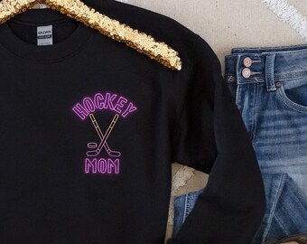 Hockey Mom Shirt Hockey Mom Sweatshirt Hockey Mom Crewneck Hoodie
