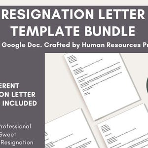 Carta de renuncia (paquete de plantillas editables) Aprobada por RR. HH. Profesional/Personal Insatisfecho/a Simple Gratitud Inmediato Sin previo aviso