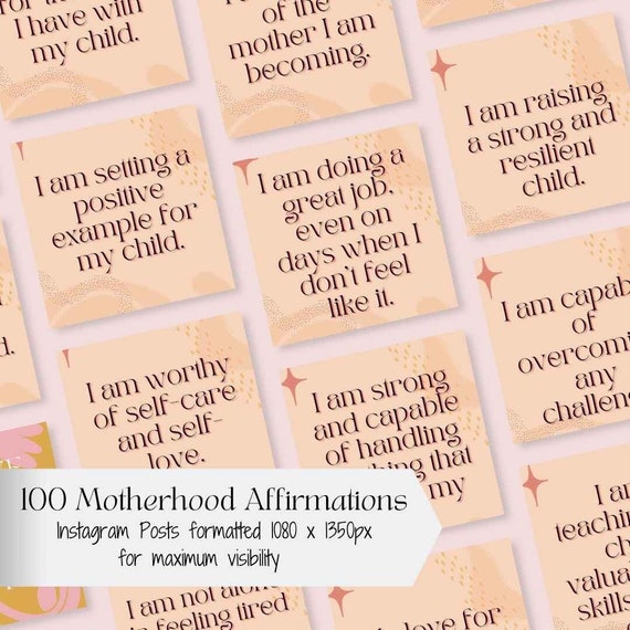 Motherhood Quotes, Motherhood Instagram, Instagram Followers, Mommy Blogger, InstagramCanva Template, Instagram engagement