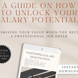 Salary Negotiation E-Book Guide to negotiating more money at job offer recruiter hr candidate script e-mail template salary range how to