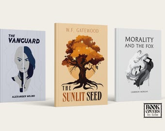 Custom Hand-Drawn Ebook Cover Art: Original Book Cover Design