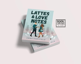 premade romance book cover | illustrated romcom ebook design | contemporary romance novel cover for authors