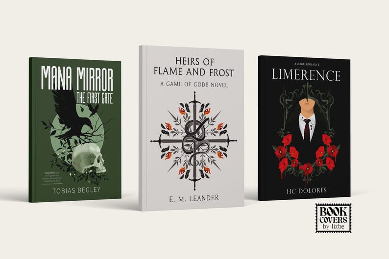 Custom Hand-Illustrated Ebook Cover Design: Print-Ready for Self-Published Authors