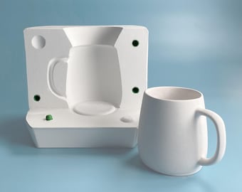 Plaster Mold For Eren Mug: Handmade Ceramic Craft Supply